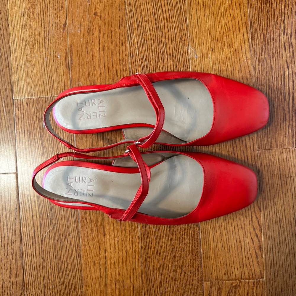 Naturalizer Connie Leather Slingback Ballet Flats